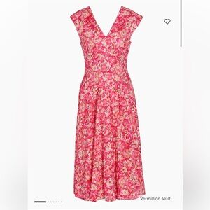 Derek Lam 10 Crosby  Ella Printed Cotton Midi-Dress Size 0.